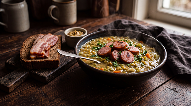 Holländische Küche, Erbsensuppe
