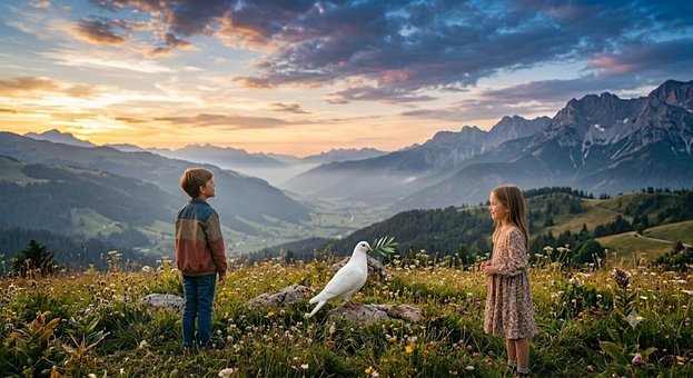 Free Children Nature illustration and picture