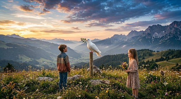 Free Children Dove photo and picture