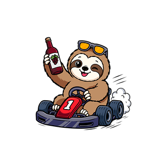 Free Sloth Go-Kart photo and picture
