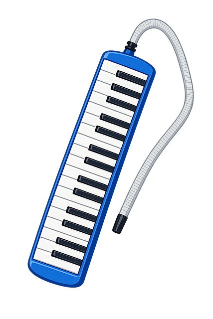 Free melodica keyboard instrument wind instrument vector