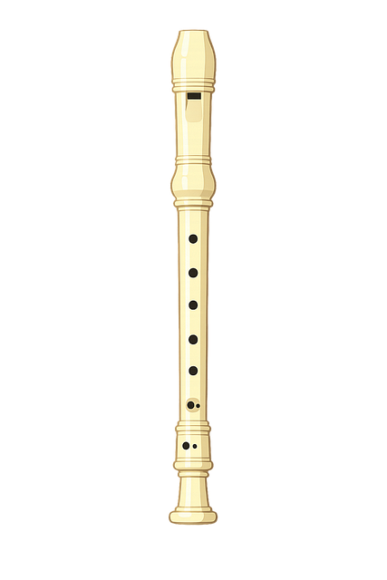 Free recorder soprano recorder woodwind instrument vector