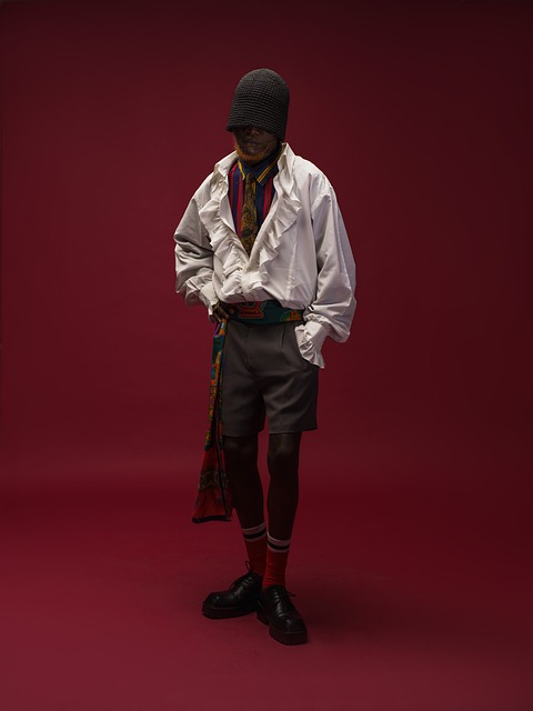 Mode, Modell, Studio, Weiße Kleidung