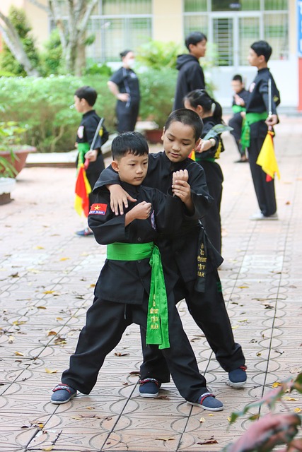 Kampfsport, Übung, Kinder, Training