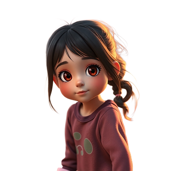 Free Girl Child illustration and picture