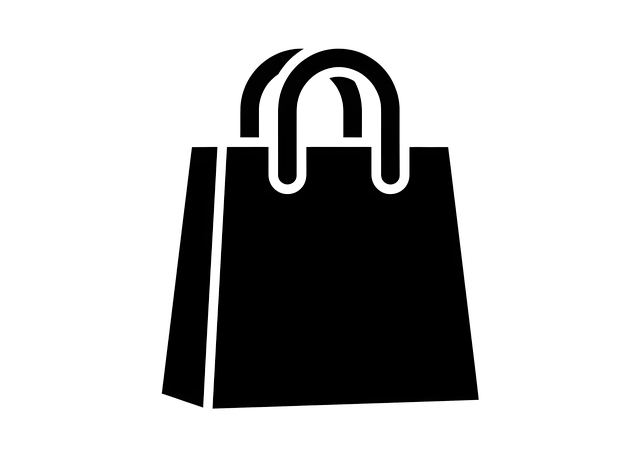 Free shopping bag store retail illustration