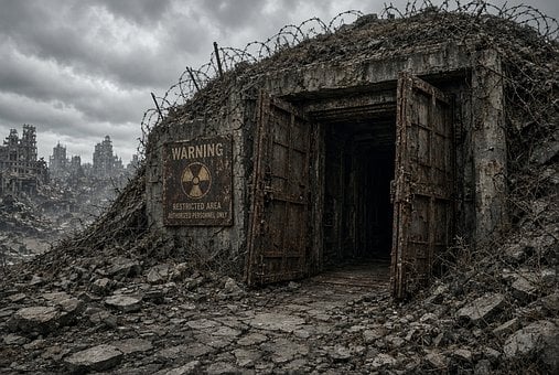Postapokalyptisch, Bunker, Rostig