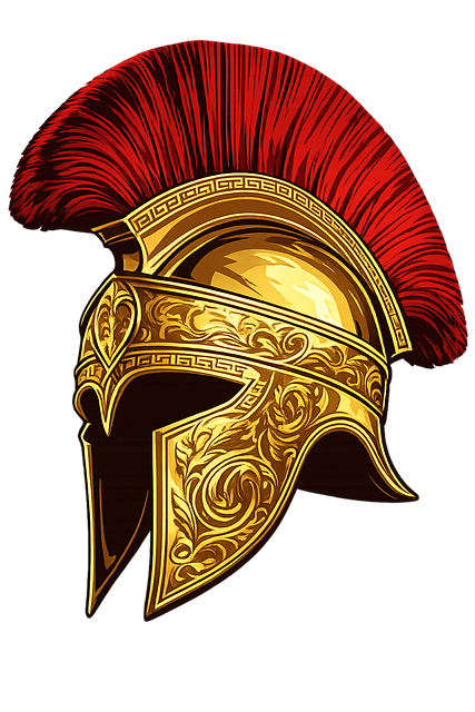 Free warrior helmet ancient helmet roman helmet illustration