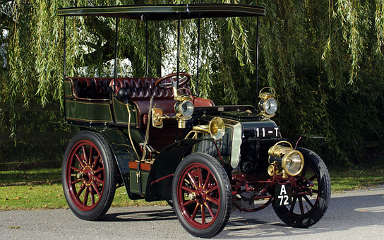 Bil, Vintage, Panhard, Cabriolet