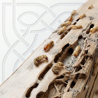 Termite, Træborende, Angrebet Træ