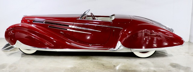 Rød Bil, Vintage, Cabriolet, Luksus