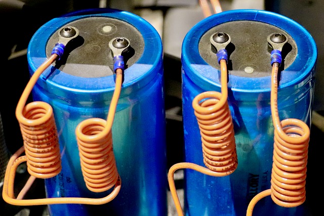 Kondensatorer, Elektronik, Energi, Blå