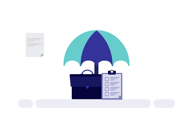 Free business insurance protection vector
