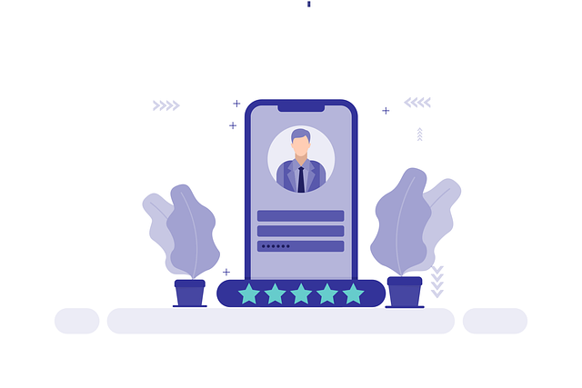Free smartphone user account profile vector