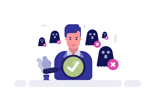 Free fraud detection fake account vector