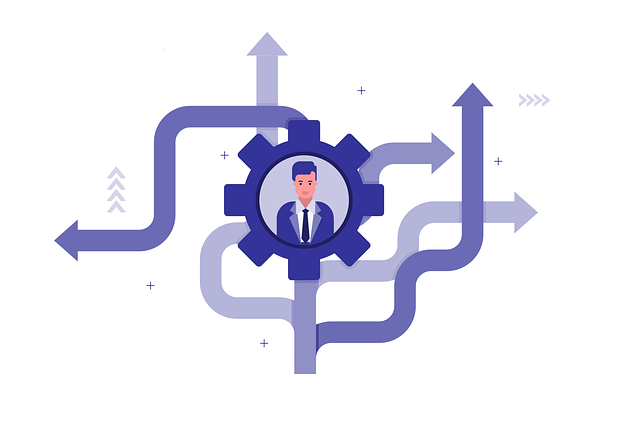 Free business strategy decision vector