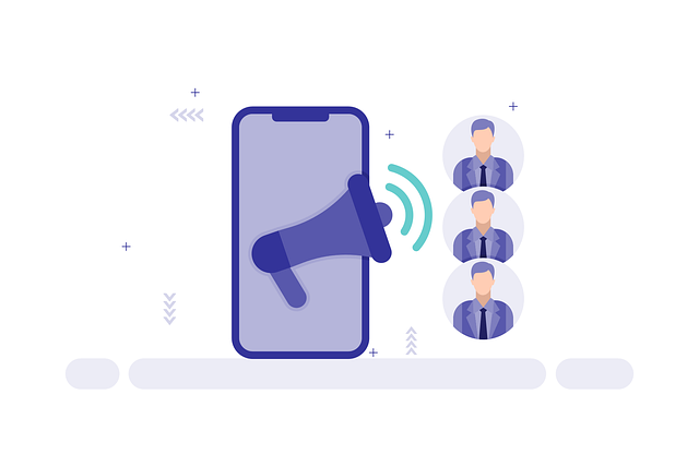 Free marketing announcement megaphone vector