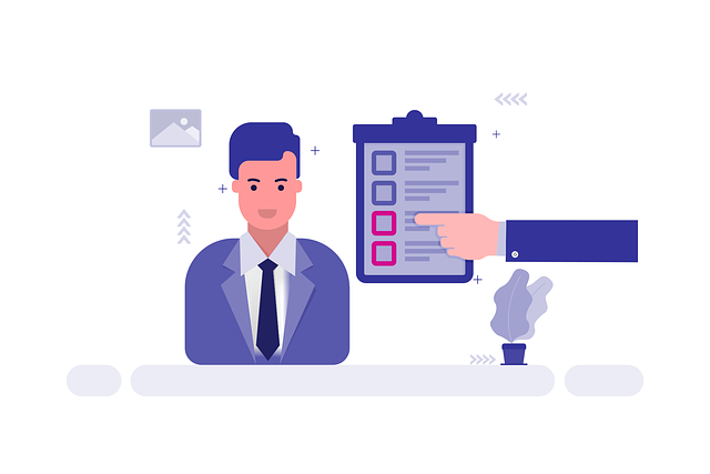 Free checklist evaluation business vector