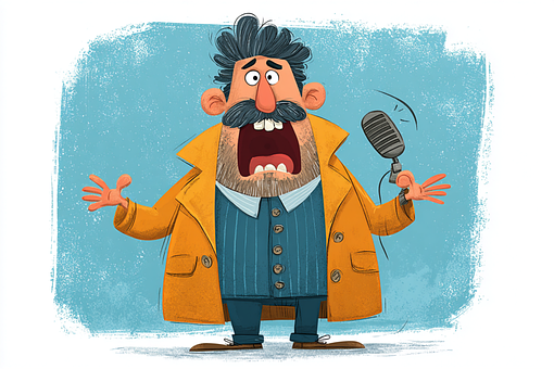 Free Cartoon Funny Man illustration and picture