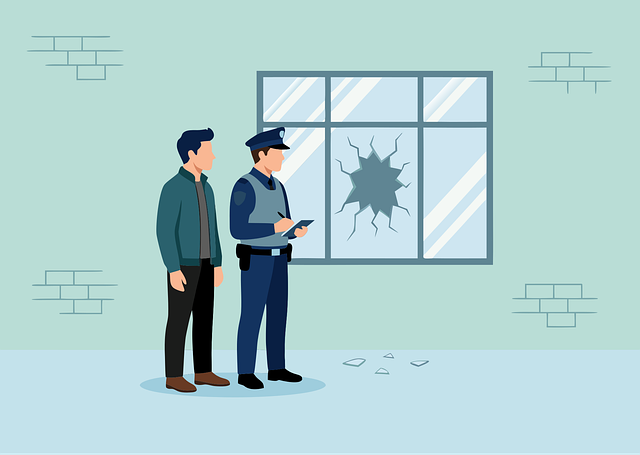 Free police crime investigation vector