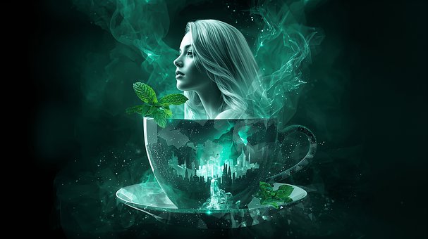 Free Cup Woman illustration and picture