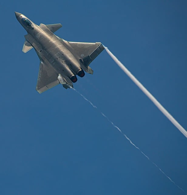 Jagerfly, Blå Himmel, Flyshow