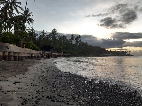 Strand, Palmen, Sand, Ozean
