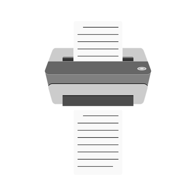 Free printer document paper illustration