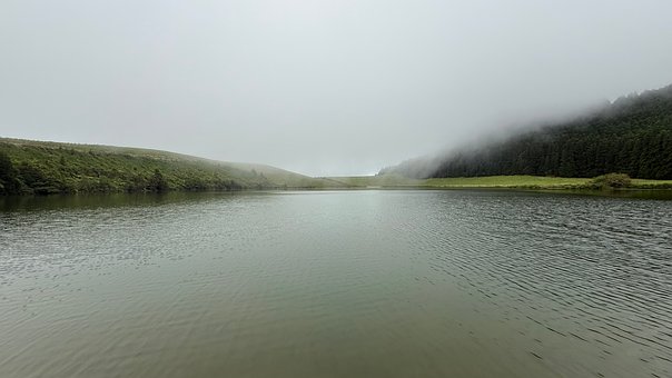 Azorerne, Sø, Tåge, Natur, Portugal