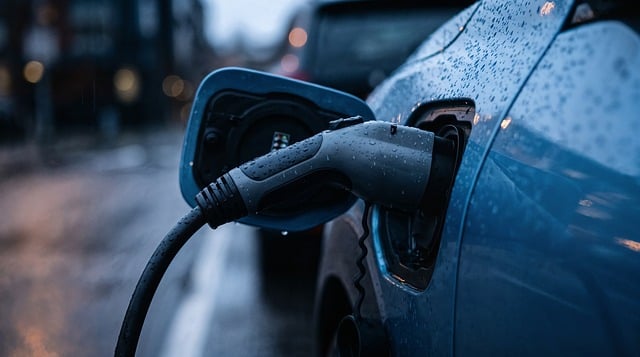 Coche Eléctrico, Estación De Carga