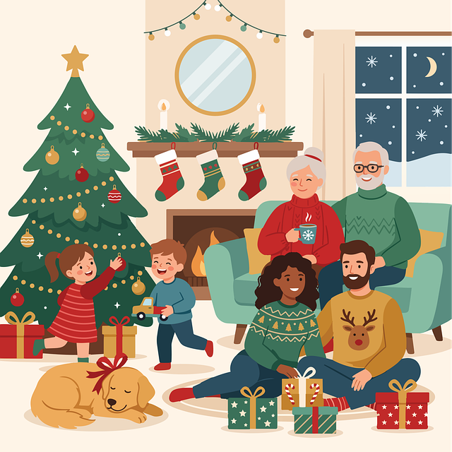 Weihnachten, Familie, Ferien, Feier