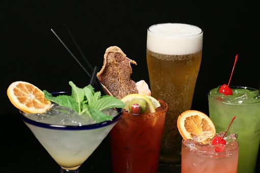 Cocktails, Bier, Limoen, Sinaasappel