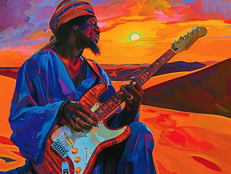 Free Desert Blues Sahara illustration and picture