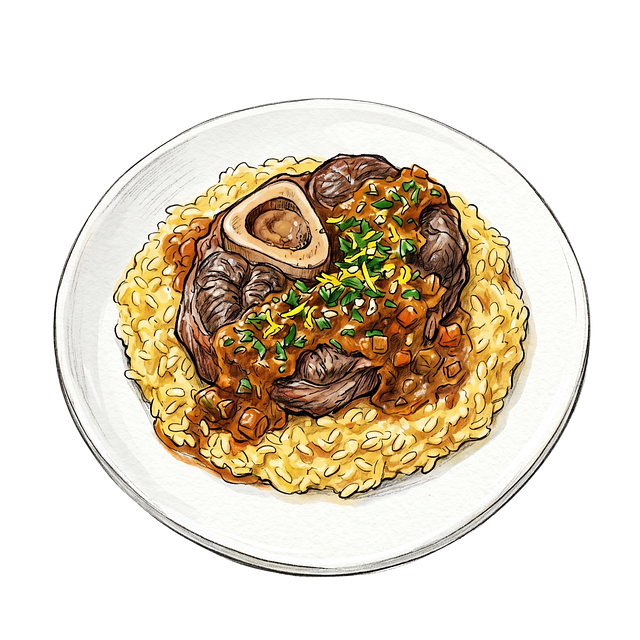 Ossobuco, Italienisches Essen