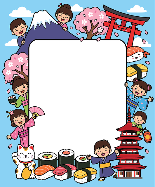 Free japan culture kawaii illustration