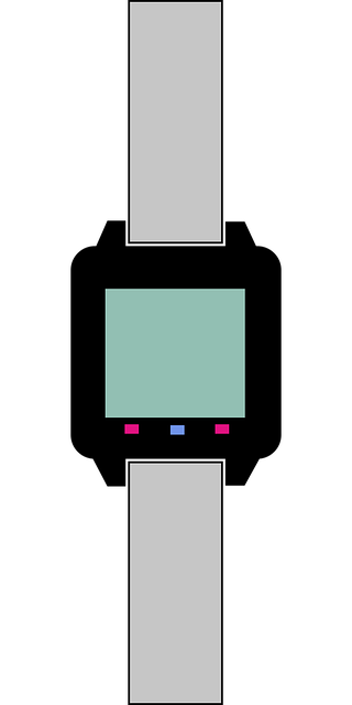 Free smartwatch digital display watch vector