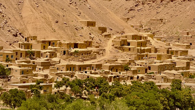 Free Desert Village Sandy Landscape photo and picture