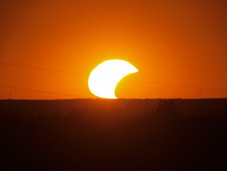 Free Solar Eclipse Sunset photo and picture