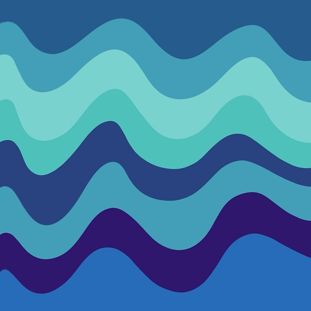 Free waves nature ocean illustration