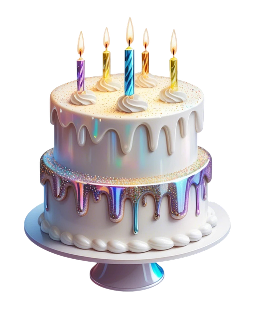 Free Birthday Cake Cake Candles illustration and picture