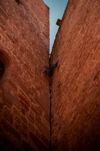 Ruin, Arkitektur, Borgmur, Sandsten