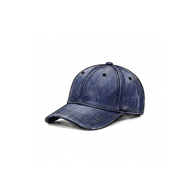 Free baseball cap blue illustration