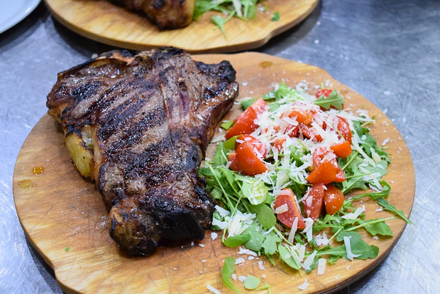 Biefstuk, Fiorentina, Rundvlees, Grillen