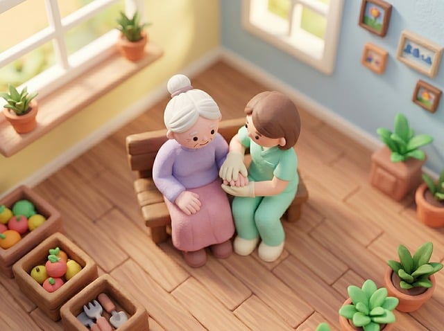 Free miniature diorama clay figurines illustration