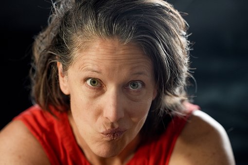 Frau, Gesichtsausdruck, Augen, Emotion