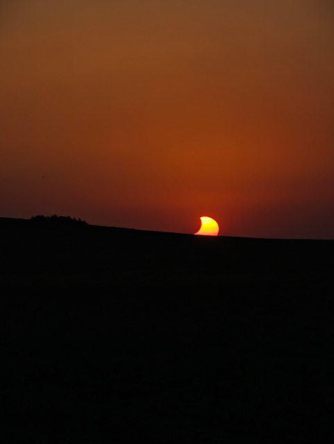 Free Solar Eclipse Sunset photo and picture
