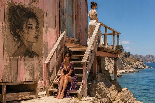 Free Sea Portrait illustration and picture