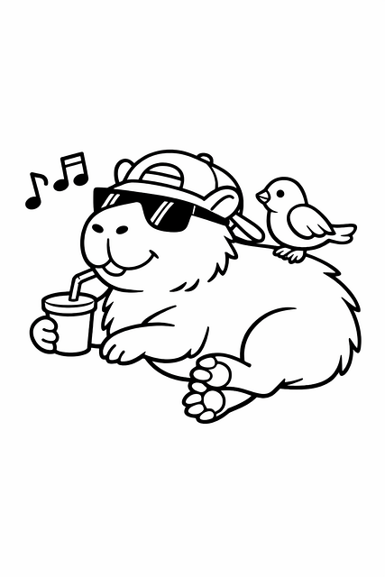 Free Guinea Pig Cap illustration and picture