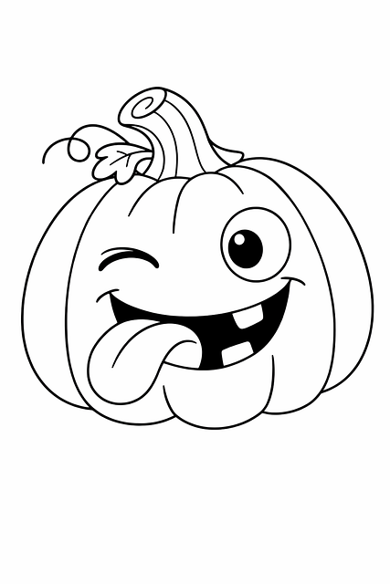 Pompoen, Halloween Decoratie, Tekenfilm