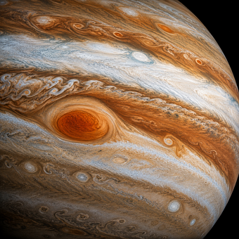 Free Jupiter Great Red Spot illustration and picture